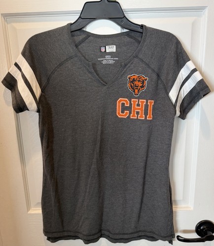 NFL Chicago Bears Women's Blue Football Shirt Size S Retro