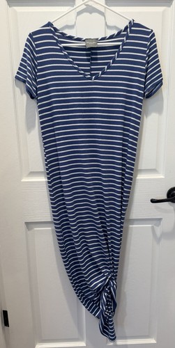 Olivia Rae Women's MEDIUM Short Sleeve Vneck Maxi Dress