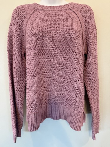 GAP Women's Textured Sweater Orchid Haze Size Small