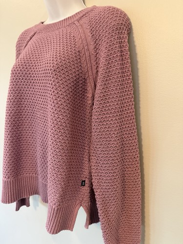 GAP Women's Textured Sweater Orchid Haze Size Small - photo 5