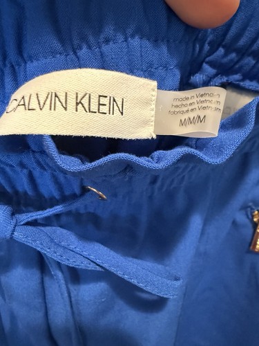 NWT Calvin Klein Womens MEDIUM Pants Royal Blue - photo 4