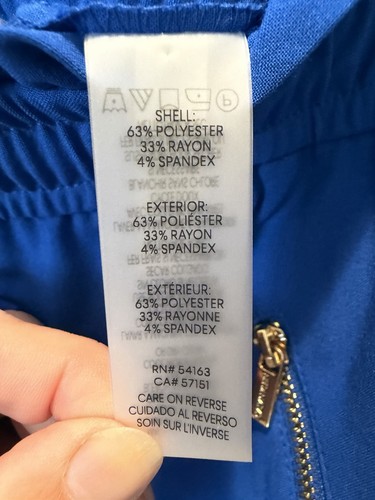 NWT Calvin Klein Womens MEDIUM Pants Royal Blue - photo 5