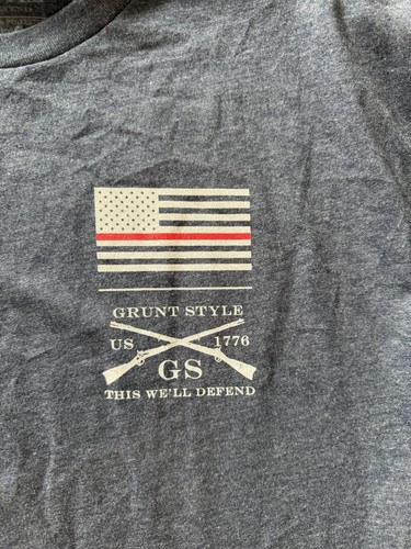 Grunt Style Basic T-Shirt Men's Size 2XL Navy Blue - photo 2