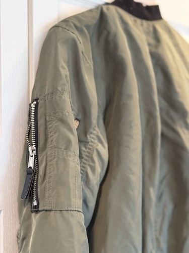 Olive Green H&M Bomber Jacket Youth 12/14Y - photo 5