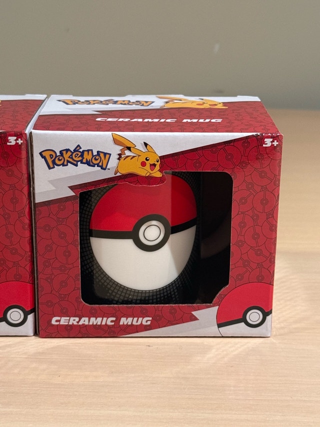 Pokémon Poké Ball Ceramic Mug 4x - photo 2
