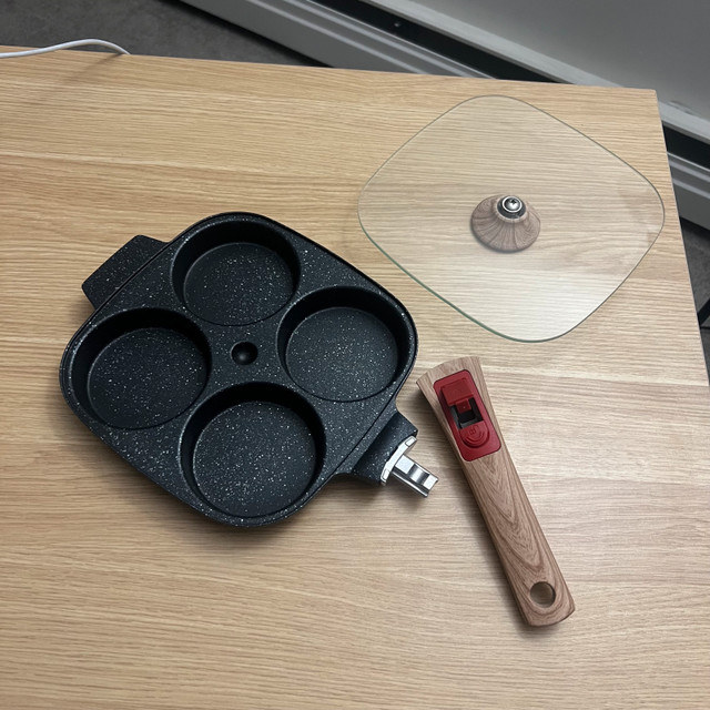 Egg Frying Pan / Pancake Pan with Detachable Handle - photo 3