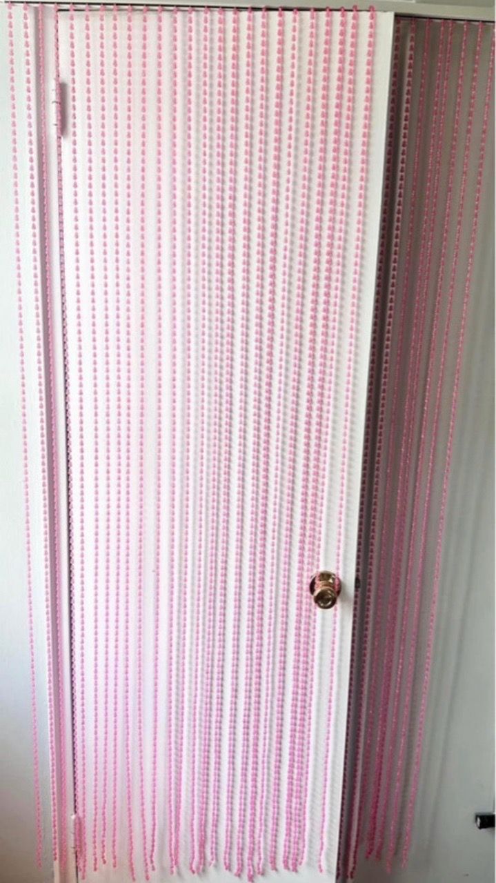 Hot Pink Beaded Curtain - photo 2