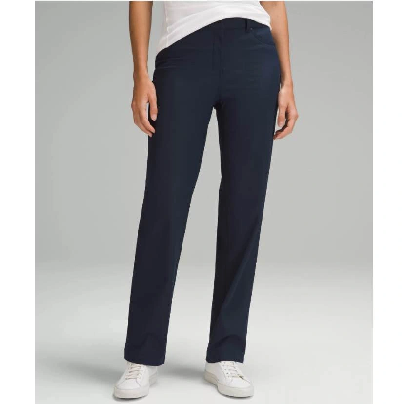 NWT Lululemon City Sleek 5 Pocket Wide-Leg Pant - True Navy