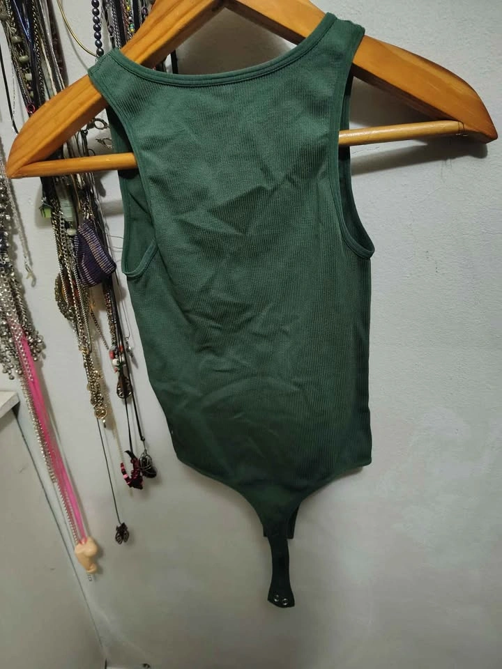 Small - Green Thong Bodysuit - photo 2