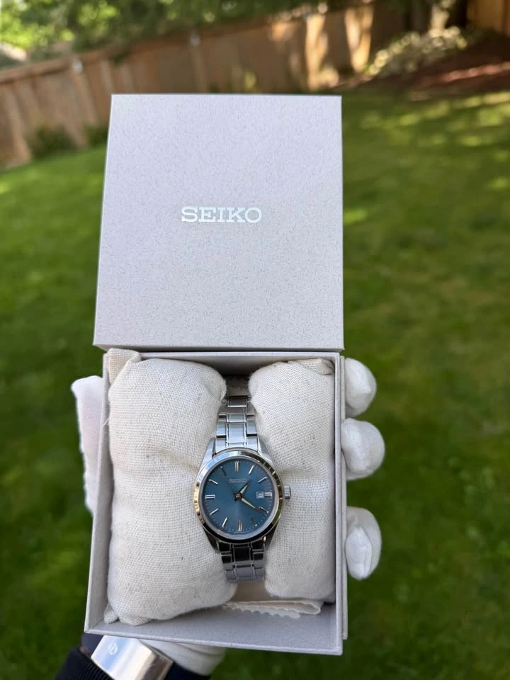 Seiko Women’s Blue Dial Quartz Watch – Ref. 6N22-00K0 - photo 2