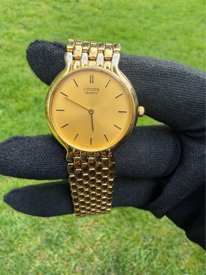 Vintage Citizen Quartz – Gold-Tone Dress Watch - photo 2
