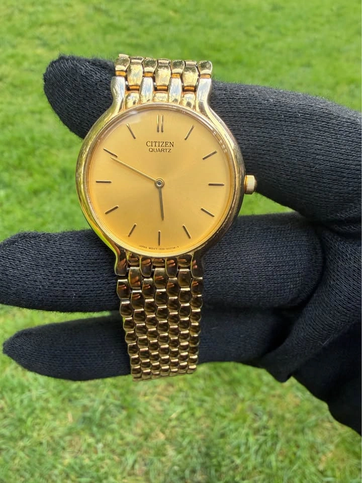 Vintage Citizen Quartz – Gold-Tone Dress Watch - photo 3