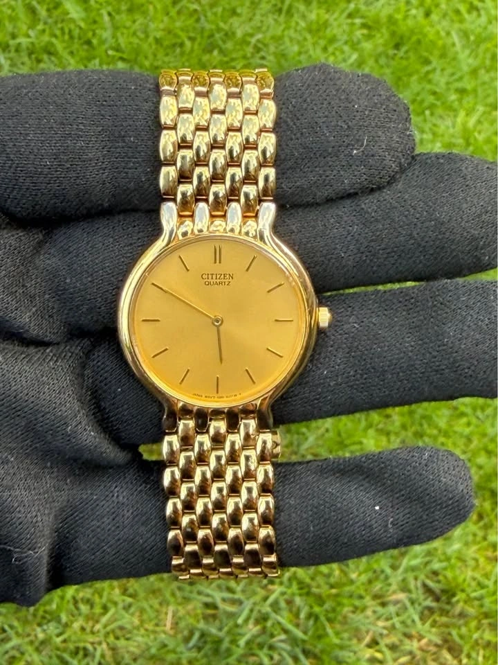 Vintage Citizen Quartz – Gold-Tone Dress Watch - photo 5