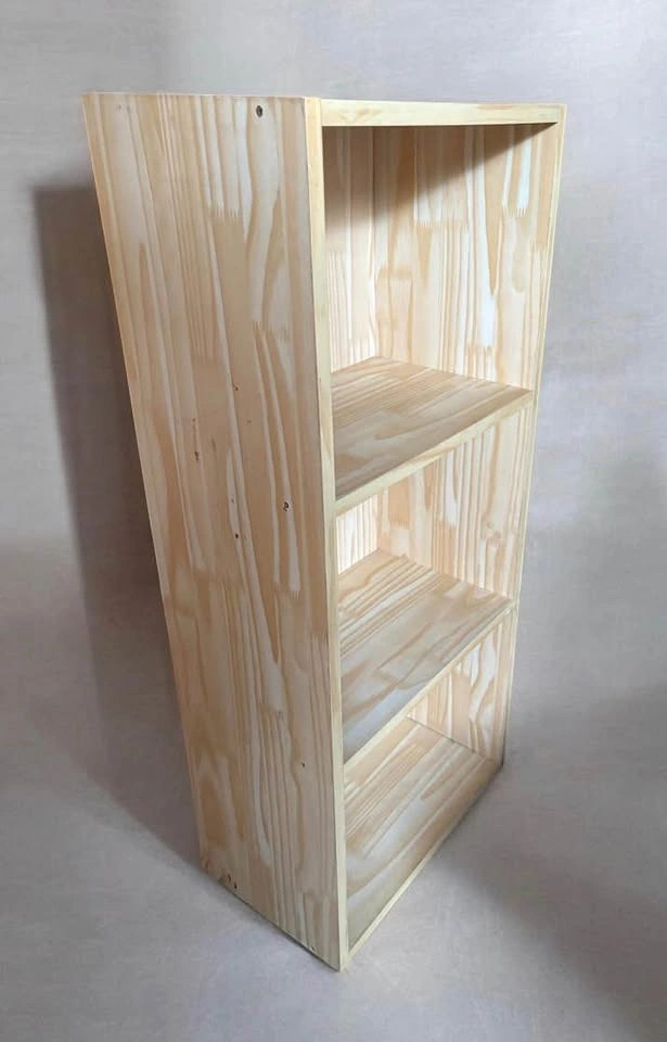 3-Tier Pine Wood Bookshelf - photo 4