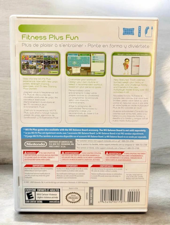 Nintendo Wii Fit Plus Game - photo 4