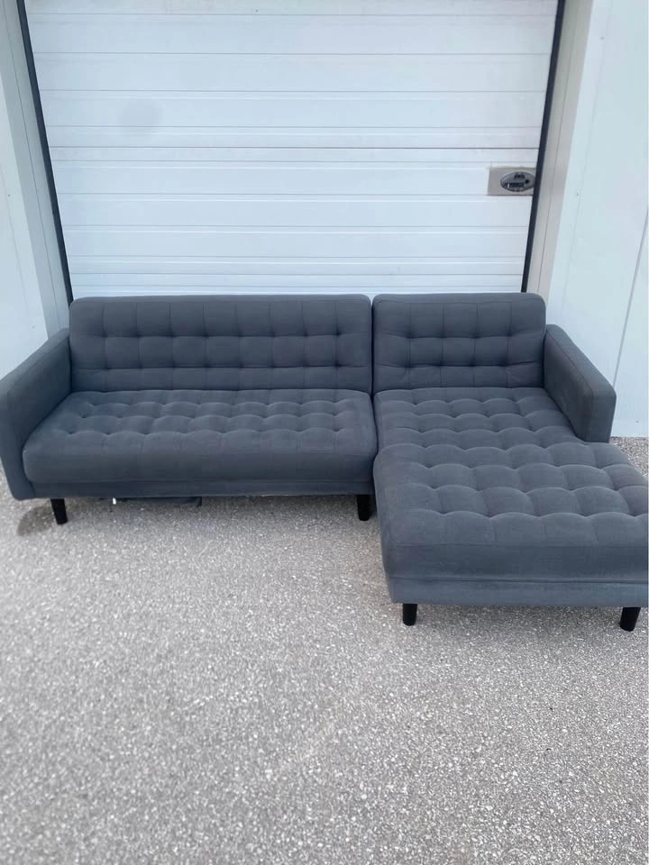 (Free Delivery) Grey Structube Sectional Sofa Couch - photo 3