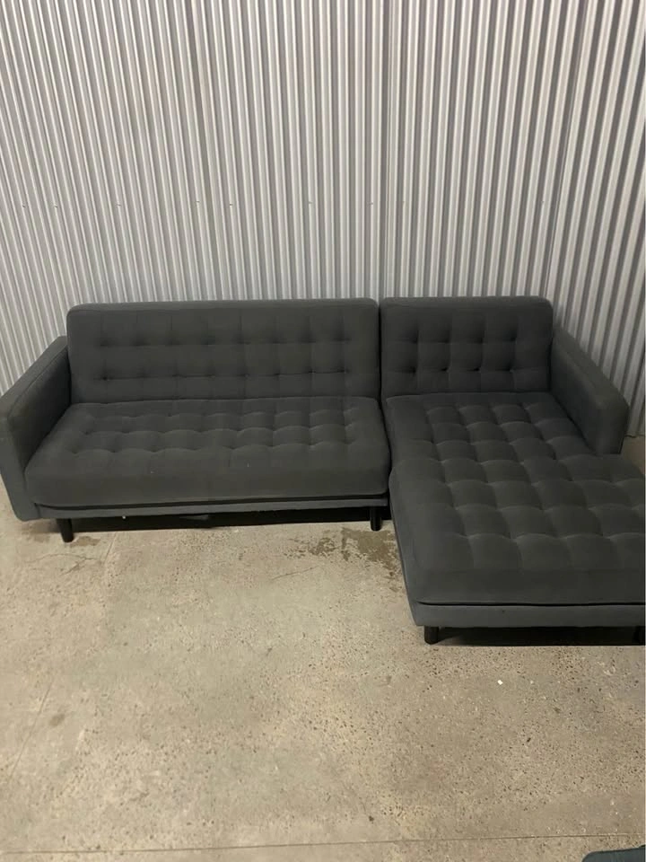 (Free Delivery) Grey Structube Sectional Sofa Couch - photo 2