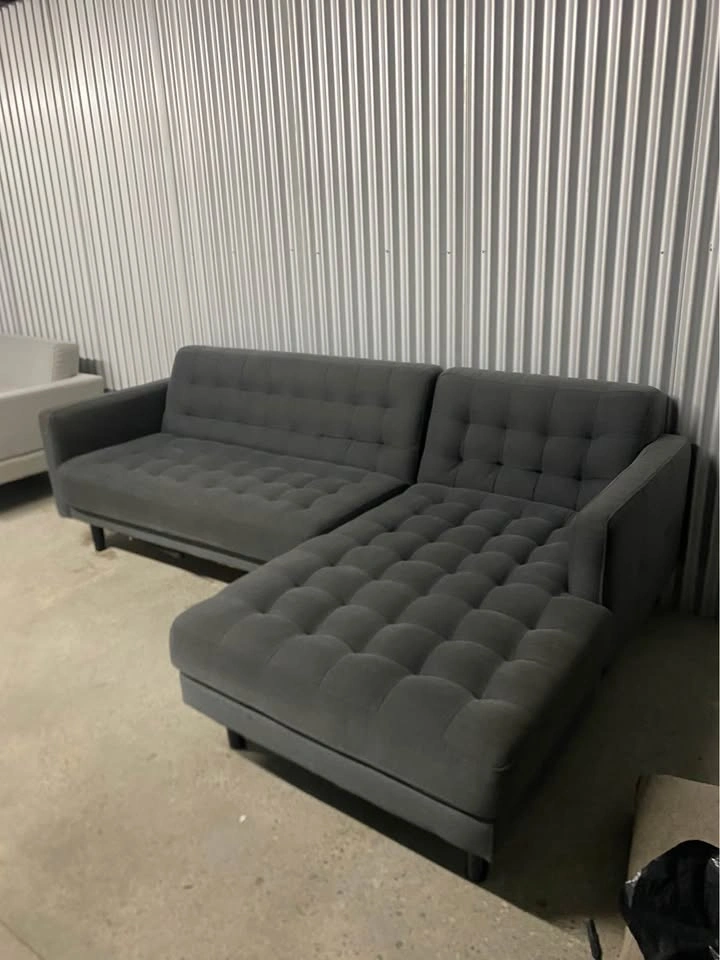 (Free Delivery) Grey Structube Sectional Sofa Couch - photo 5