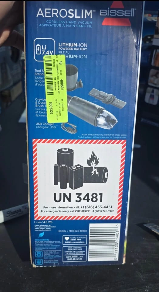 Bissell AeroSlim Cordless Hand Vacuum - photo 2
