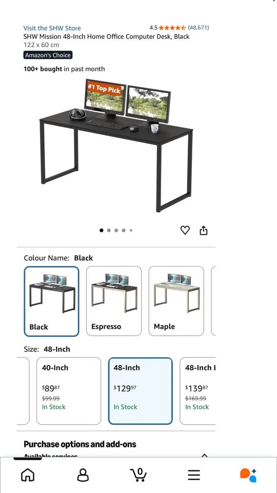 Desk (122x60x71 cm) (48x23.6x28”) - photo 3