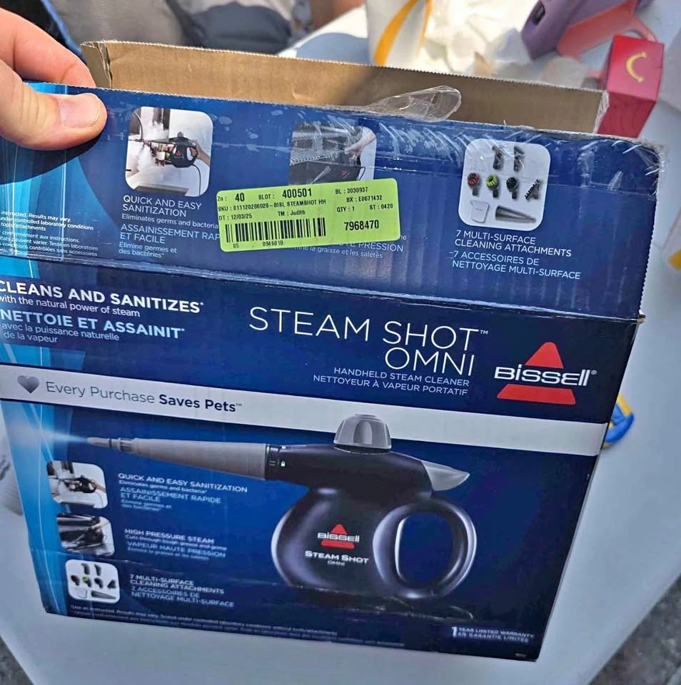 Bissell Steam Shot Omni Handheld Steam Cleaner