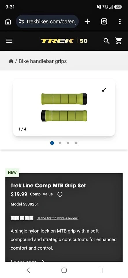 Trek Line Comp MTB Grip Set