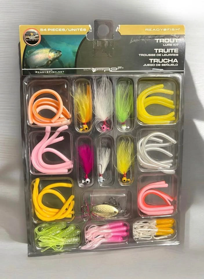 54-Piece Trout Lure Kit New - photo 3