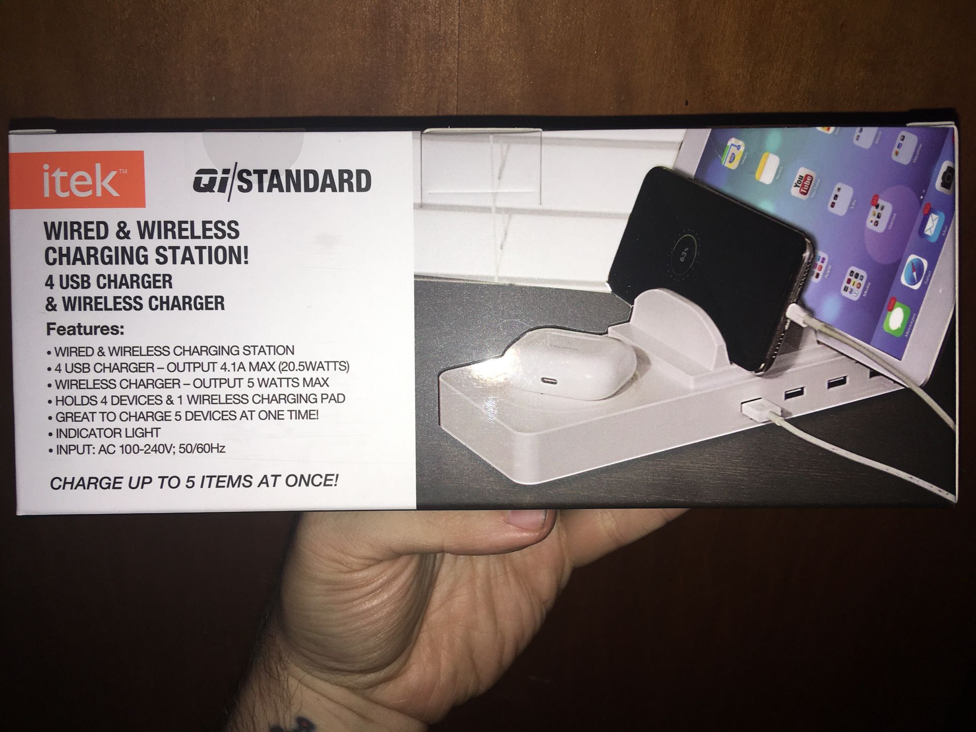 itek Wired/Wireless Charging Station - photo 2