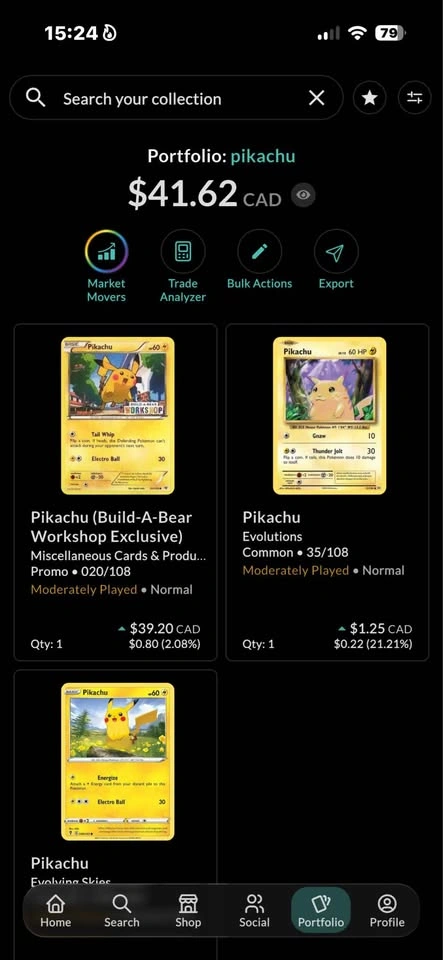 Pokémon Pikachu Card Lot - photo 3