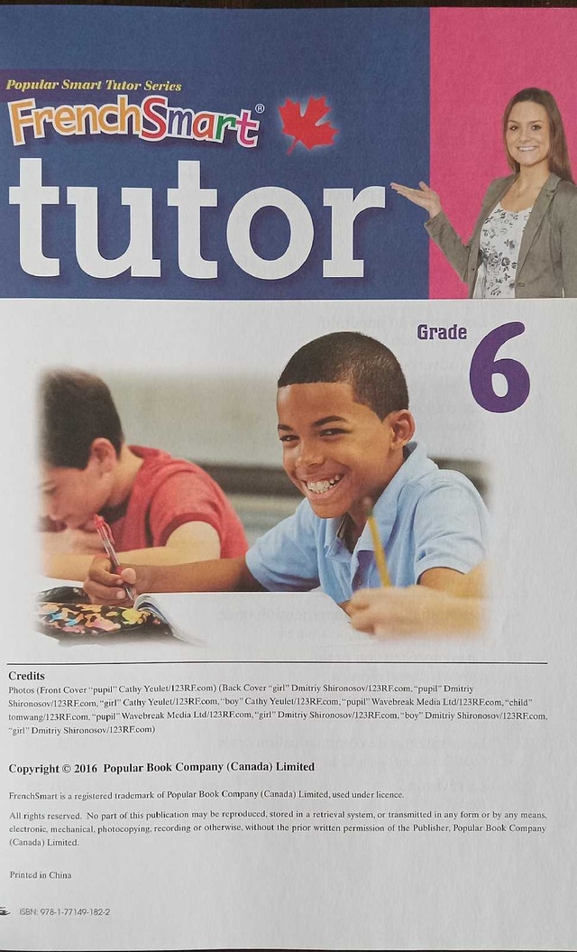 FrenchSmart Tutor Grade 6 book - photo 2