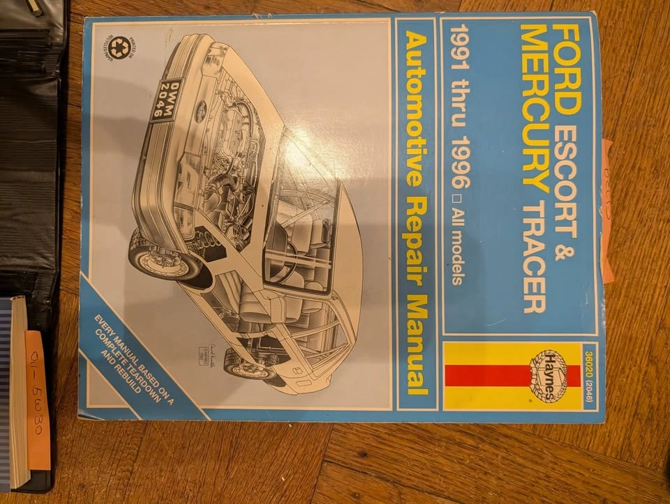Ford Escort & Mercury Tracer Repair and Owner's Manual Set - photo 3
