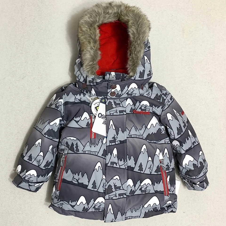 Kids Snowsuit 18 Months Winter Coat Snow Pants Hat & Scarf NEW - photo 2
