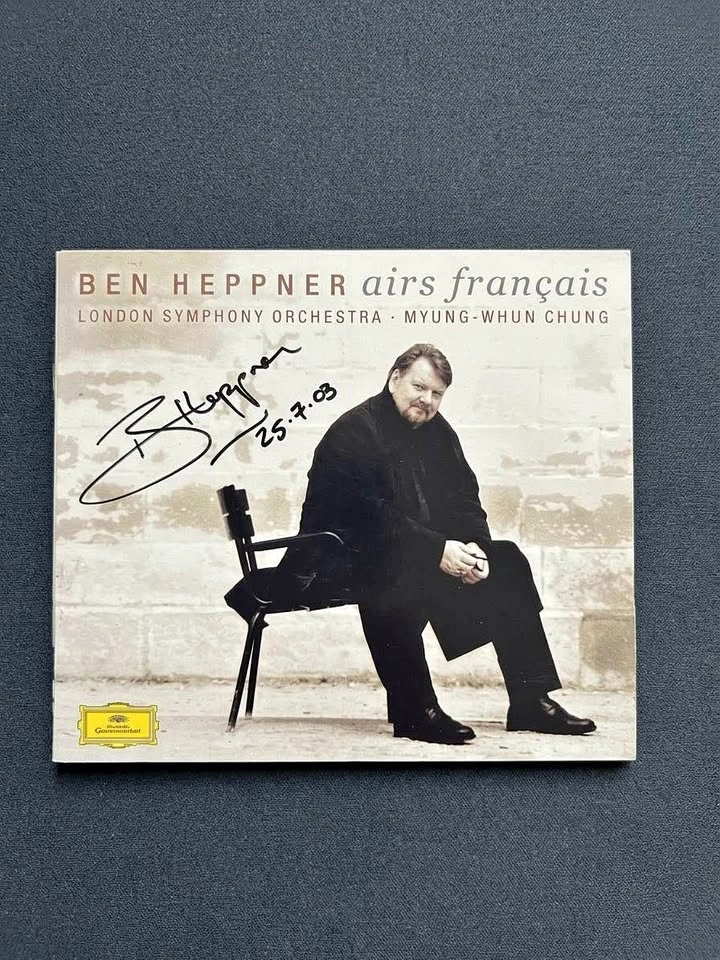 Autographed Ben Heppner "Airs Français" CD