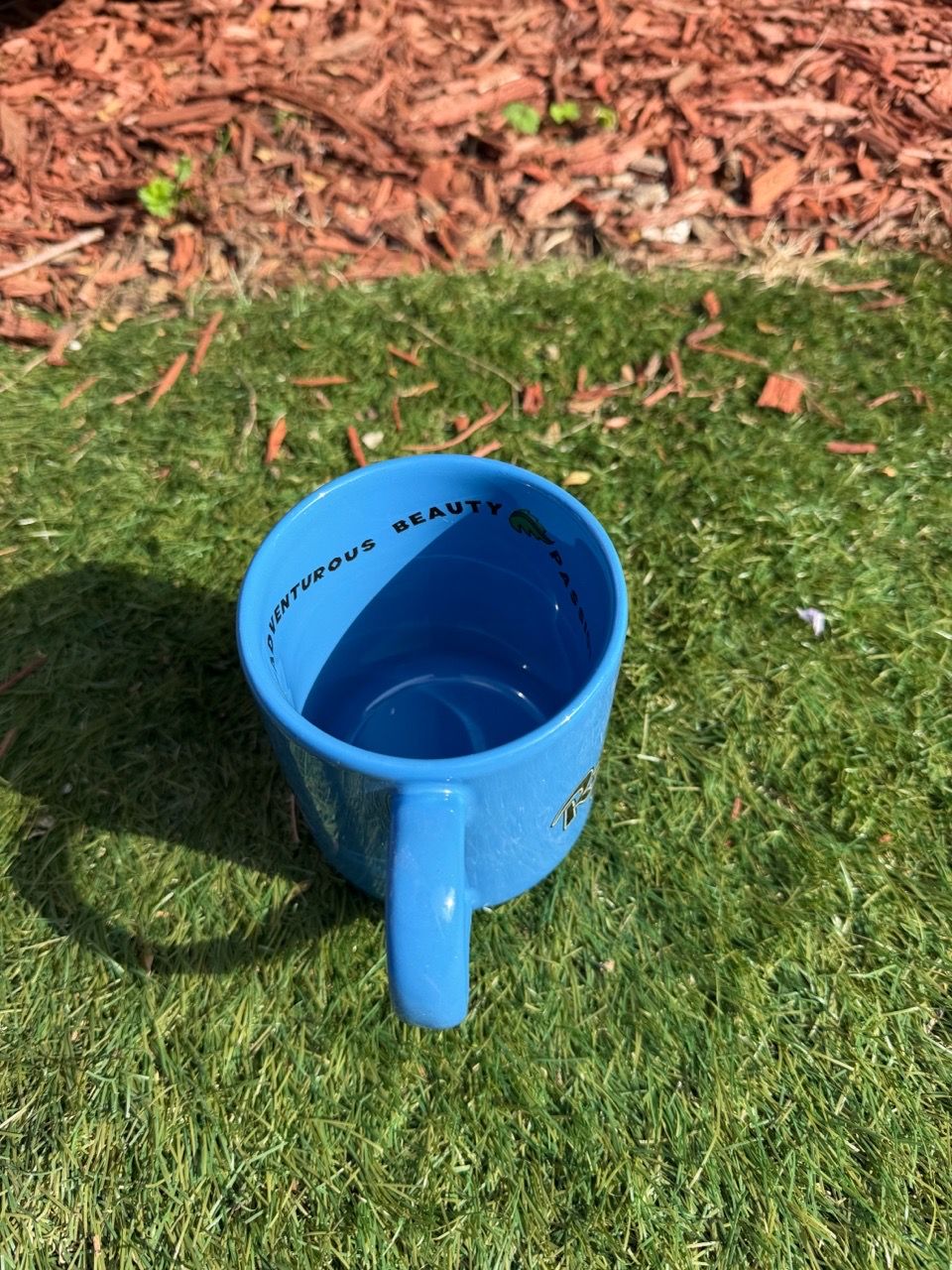 Rainforest Cafe Blue Ceramic Coffee Mug - photo 4