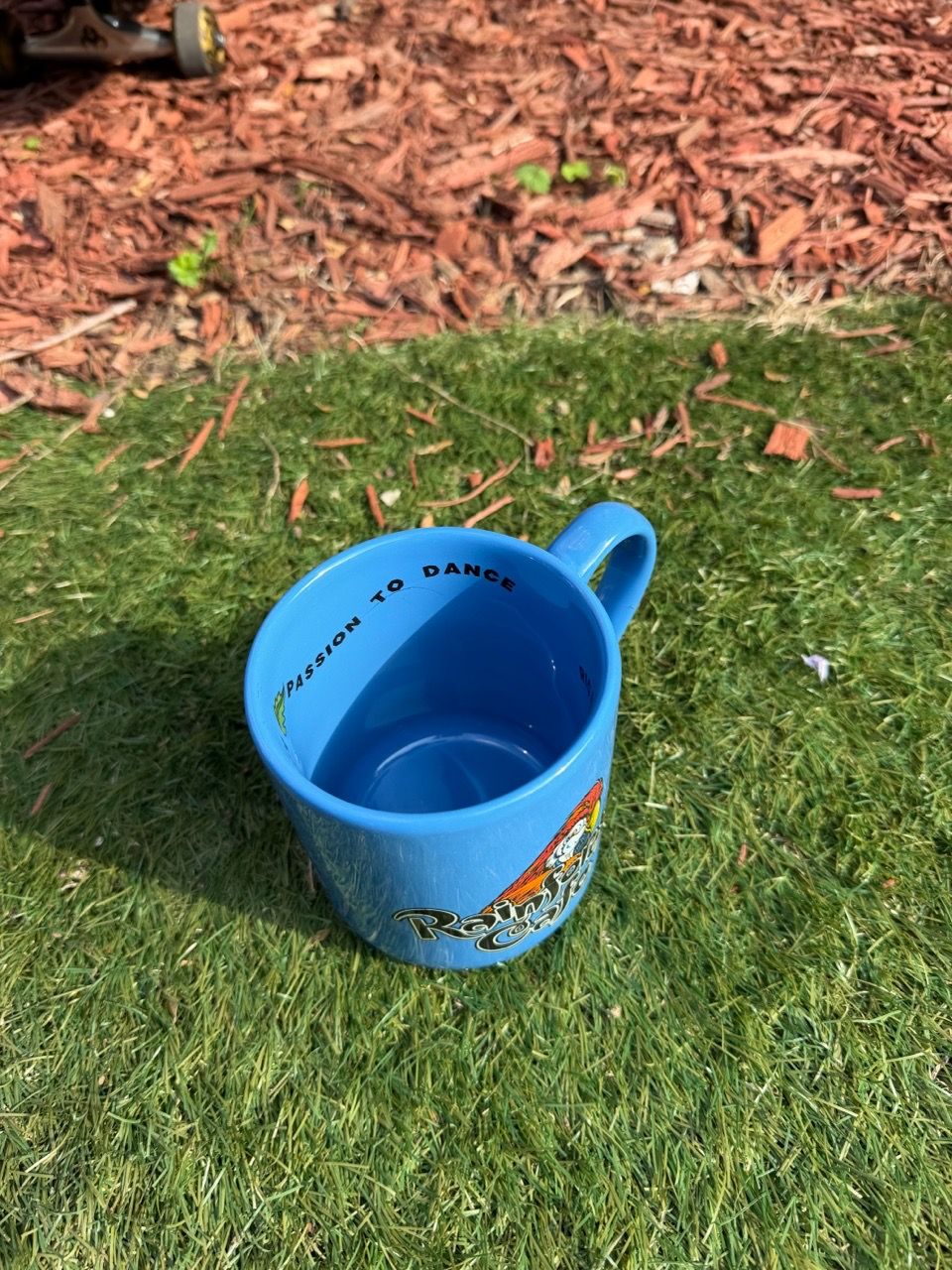 Rainforest Cafe Blue Ceramic Coffee Mug - photo 5