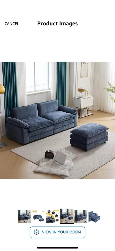 Sofa Sectional with Ottoman - photo 3