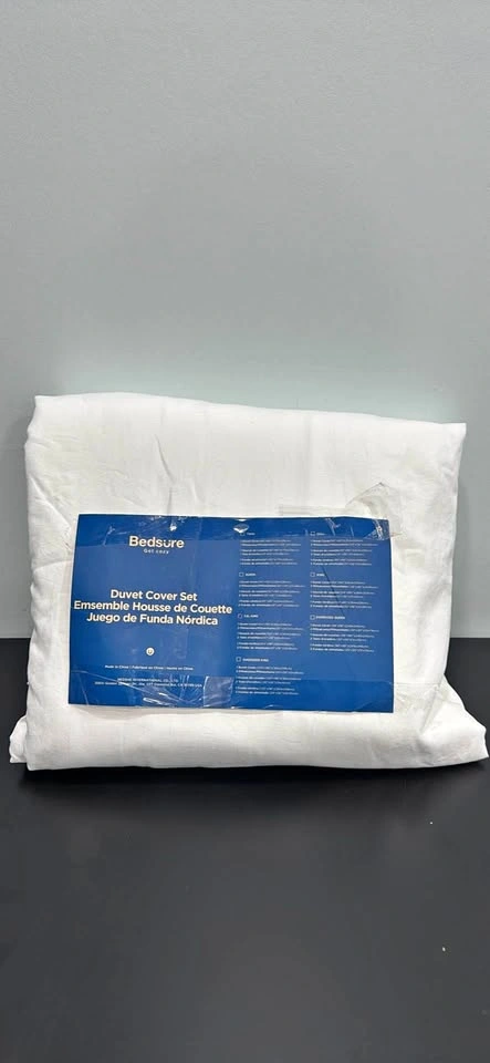 Bedsure Duvet Cover Set Cal King White