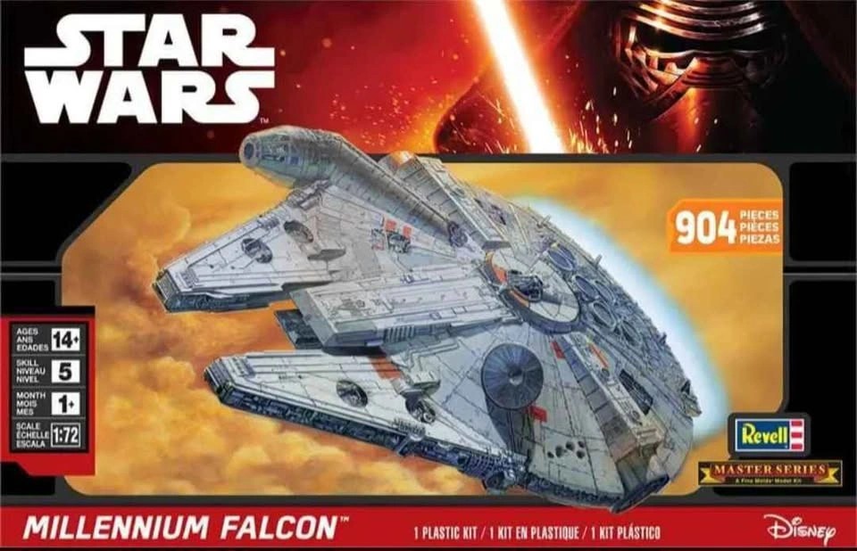 Revell Master Series Star Wars Millenium Falcon Model Set 5093 - photo 4