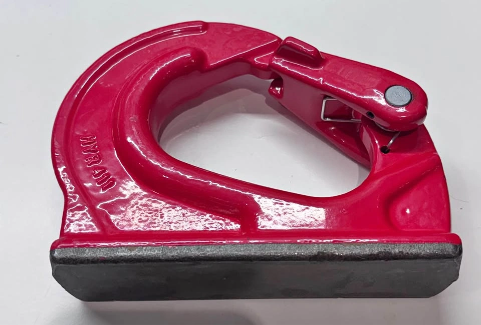 QWORK 5T Heavy Duty Alloy Steel Lifting Hook, Weld-on Anchor