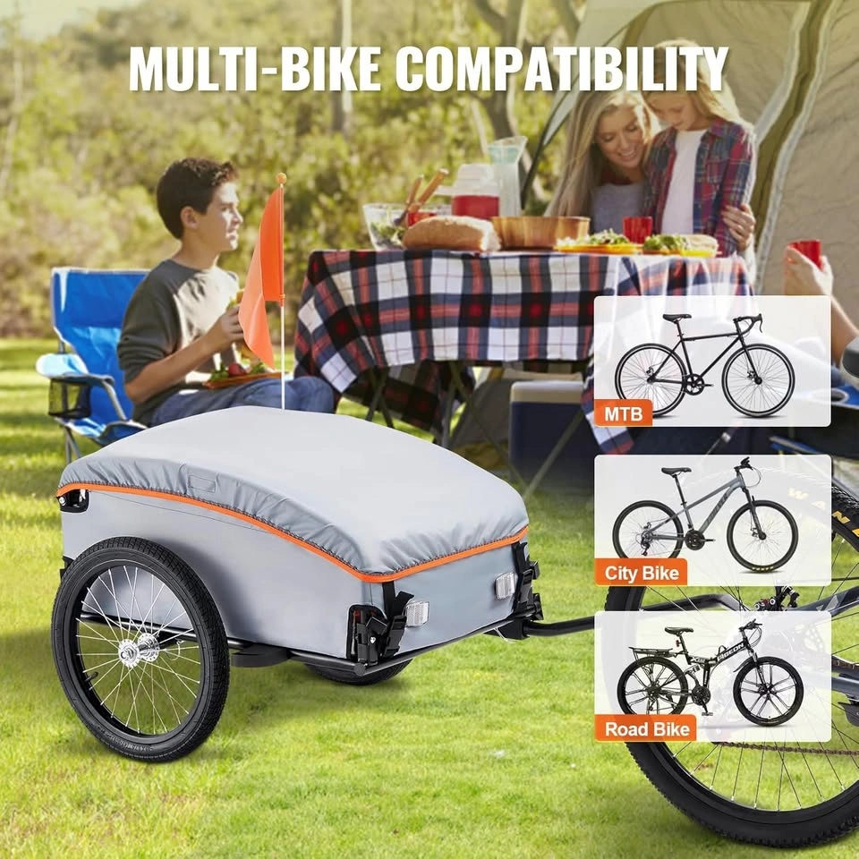 bicycle trailer with hitch (100 lbs capacity) - photo 4