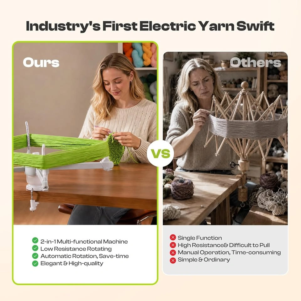 Automated electric yarn swift - photo 3
