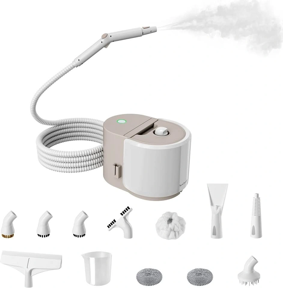 1500ml heavy duty steam cleaner with attachments