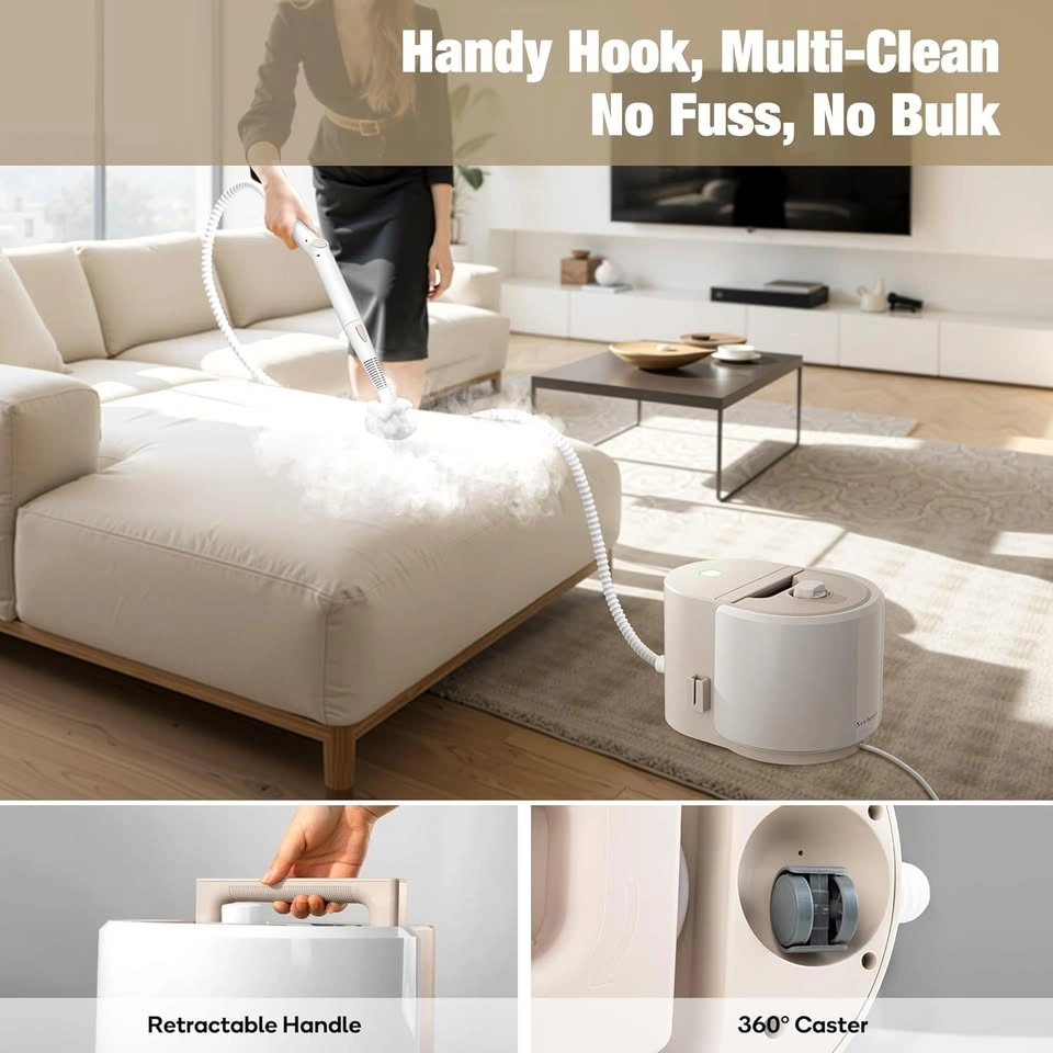 1500ml heavy duty steam cleaner with attachments - photo 3