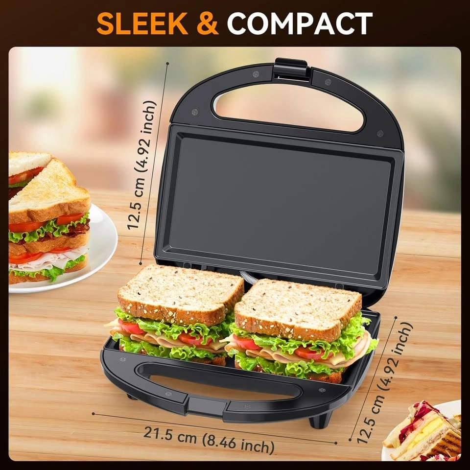 flat hot plate sandwich press / griddle (new) - photo 2