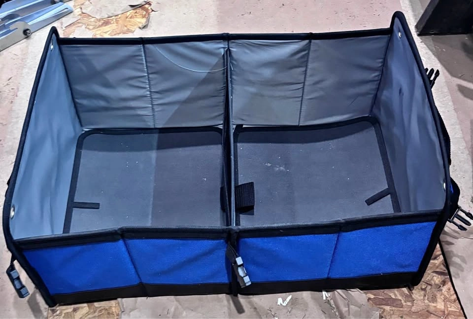 CAA-branded collapsible car trunk and boot organizer