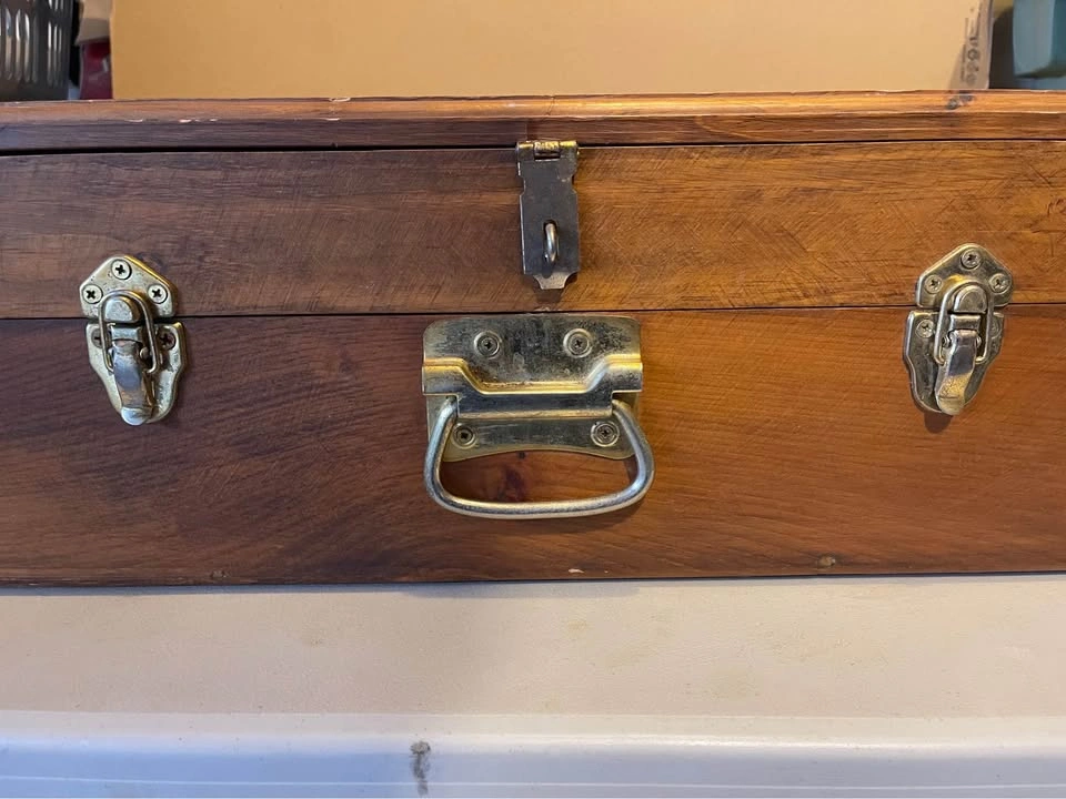 Unique Custom Handmade Wooden Storage Chest – Rustic Solid Wood - photo 2