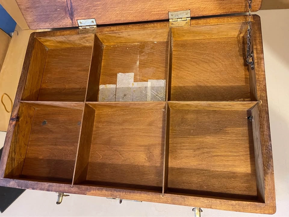 Unique Custom Handmade Wooden Storage Chest – Rustic Solid Wood - photo 4