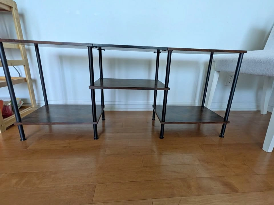 Industrial TV Stand with Storage for 50 inch TV