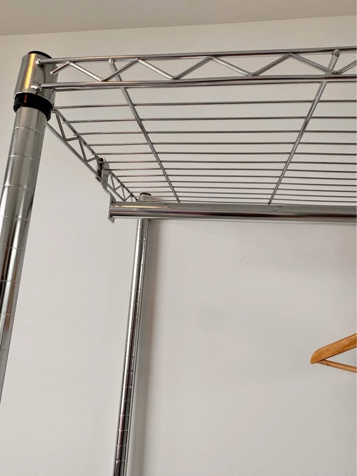 Clothes Rail - Heavy Duty Chrome Rolling Garment Rack - photo 4