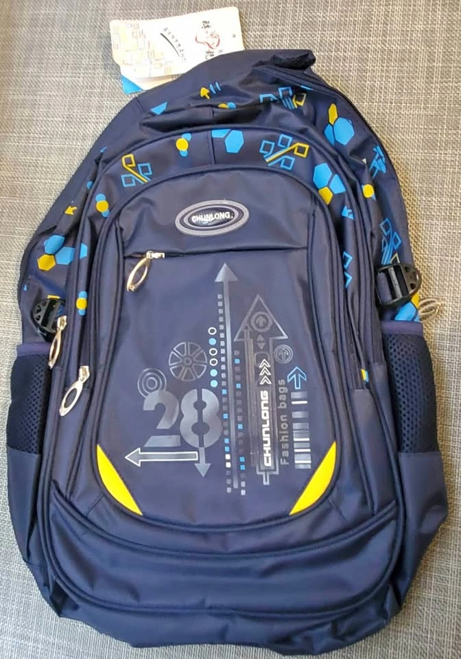 New Bansusu Geometric-Print Ergonomic Backpack